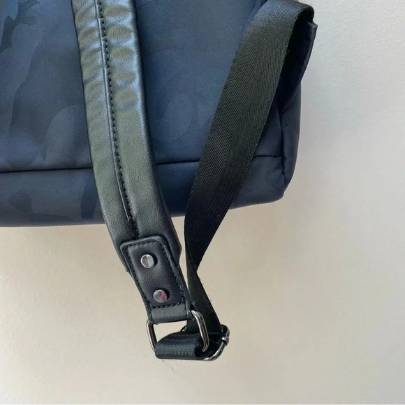 Sol and Selene Small Dark Navy Blue Camo Print Zip Around Backpack - Picture 6 of 12